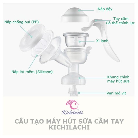 Hút Sữa Cầm Tay Đơn Kichi, Tiện Lợi, An Toàn, Tiết Kiệm, MẪU MỚI