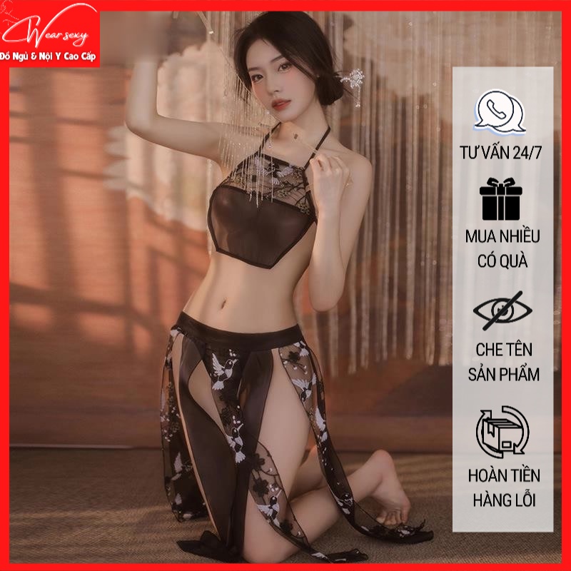 Đồ Ngủ Cosplay Mỹ Nữ Trung Hoa Sexy  Hán Phục Gợi Cảm Cám Dỗ Quyến Rũ  7896 [CWEAR.SEXY_ĐỒ NGỦ &amp; NỘI Y CAO CẤP]