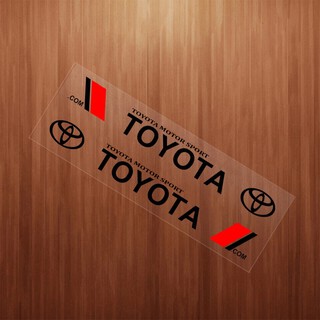 Bộ 2 tem dán cửa xe ô tô Toy