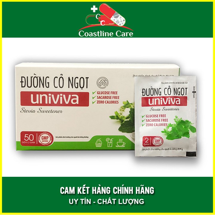 Đường cỏ ngọt UniViva - đường ăn kiêng, không cung cấp glucose, không làm tăng đường huyết, ít calo