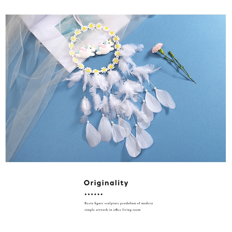 Vòng Bắt Giấc Mơ Dreamcatcher Hình Hoa Cúc Phong Cách Mới Sáng Tạo Cho Nữ