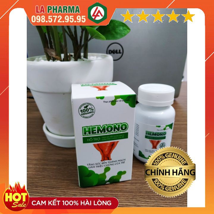 Viên uống trĩ Hemono - Gel teo trĩ Hemono CHÍNH HÃNG LaPharma