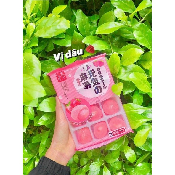 Bánh mochi dẻo nhân kem lạnh 4 vị sữa chua matcha dâu xoài