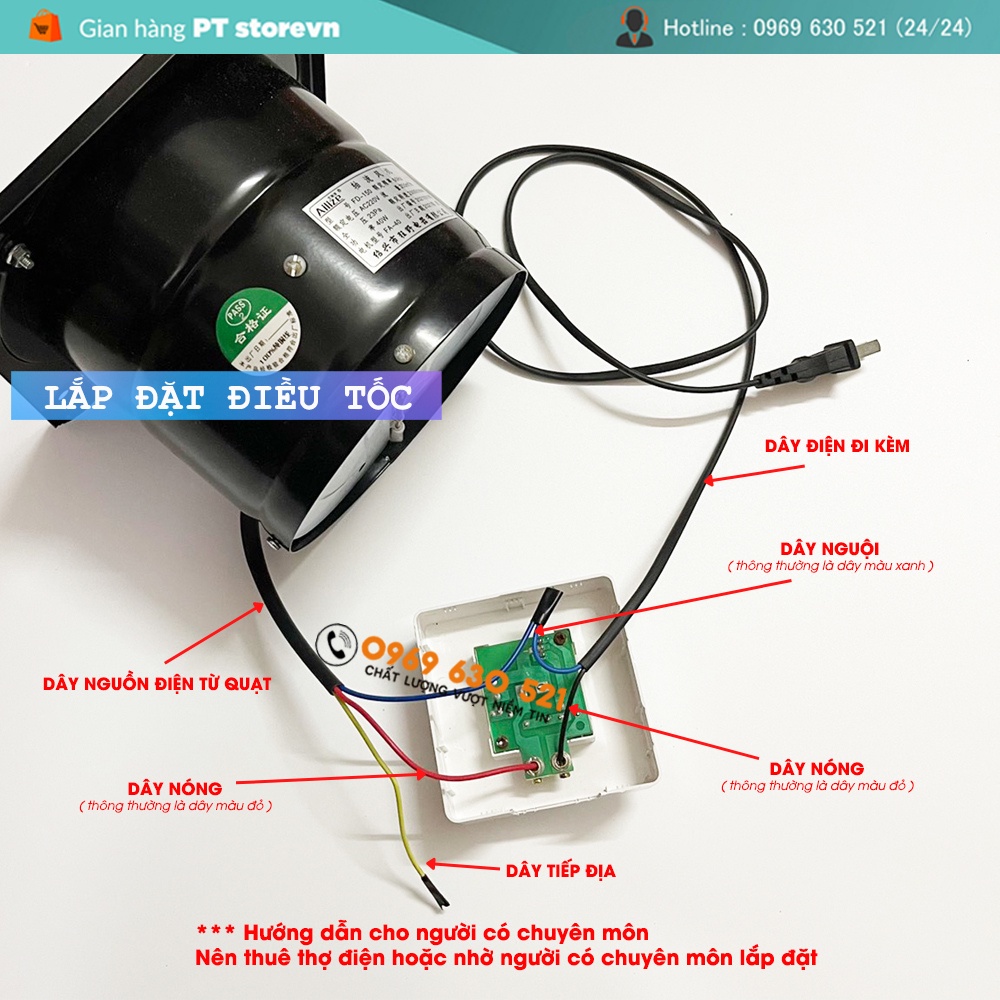 QUẠT HÚT GIÓ QUẠT THÔNG GIÓ Model : FD250, FD300 SỨC HÚT LỚN