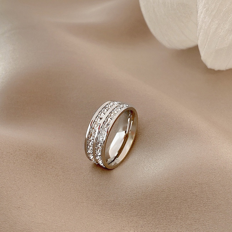 ❤zheting❤  Thép Titan Thiết Kế Đơn Giản Dành Cho Cặp Đôi