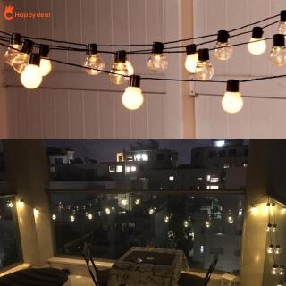 HAPPY 20LED White Light / Warm Light Bulb 6m String Lights Globe Bulbs Sturdy Waterproof Led Light String Outdoor