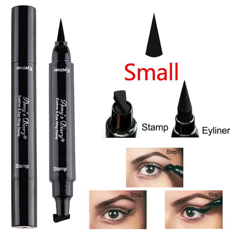 Fashion 2-in-1 Double Head Liquid Eyeliner Waterproof Makeup Fashion