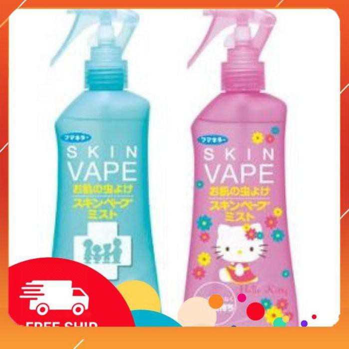 Xịt muỗi Skin vape Nhật Bản [FREE SHIP] chống muỗi và côn trùng mùi hương nhẹ nhàng chai 200ml