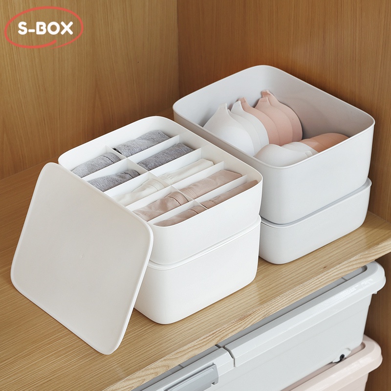 Hộp đựng đồ lót SBox - Hộp nhựa đựng đồ lót 1 - 15 ngăn thiết kế vừa vặn, phù hợp không gian sống