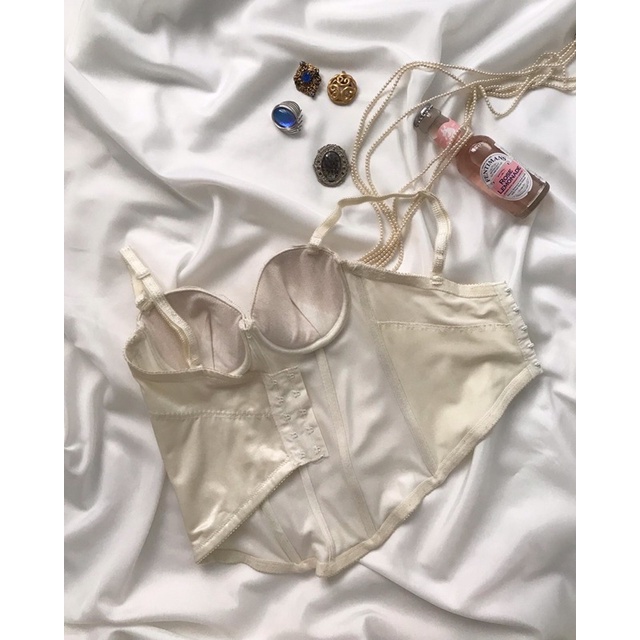 Áo corset trắng 2hand
