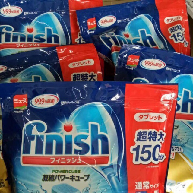 Viên rửa chén Finish Nhật 150 viên ( Nhập khẩu Nhật Bản )
