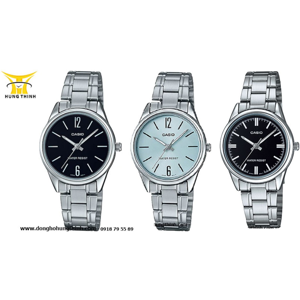 [CHÍNH HÃNG][ BẢO HÀNH ĐẾN 5 NĂM ] Đồng Hồ Nữ Dây Kim Loại LTP-V005D-1AUDF, 1BUDF, 2BUDF
