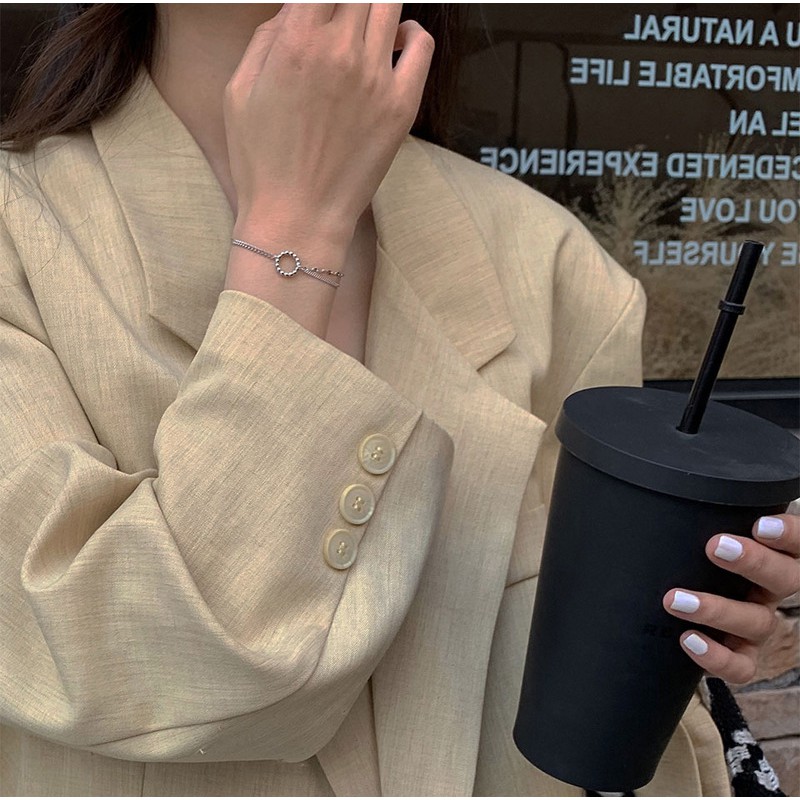 Lắc tay vòng đan xem nhau 2 loại dây