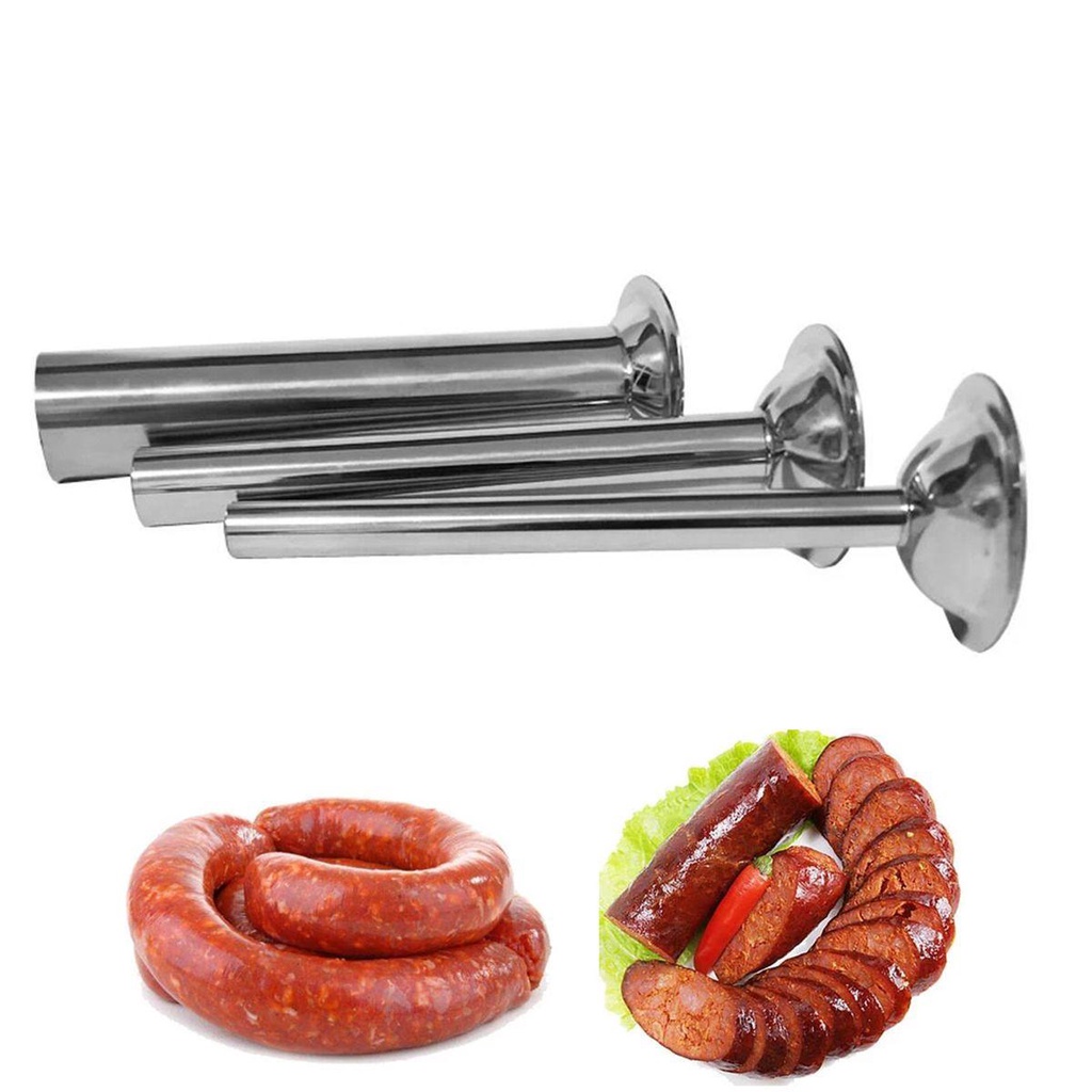 ELEGANT Set 3 Ống Đựng Đồ Kích Thước 1.2cm 1.9cm 3.2cm #10 Bộ Dụng Cụ Nghiền Xúc Xích Tiện Lợi