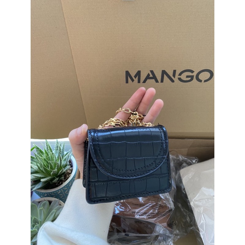 Túi Mango mini Auth Germany fullbill và ảnh thật ( Style Ngọc Trinh)