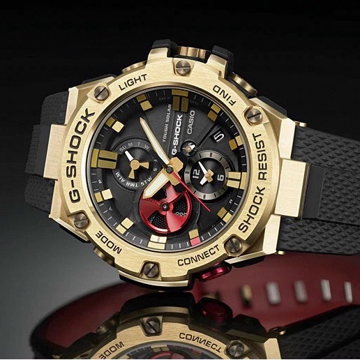 Đồng hồ nam CASIO G Shock B100 (1:1) Viền Thép, Chống va đập, kiểu dáng thể thao, phiên bản đặc biệt, full box