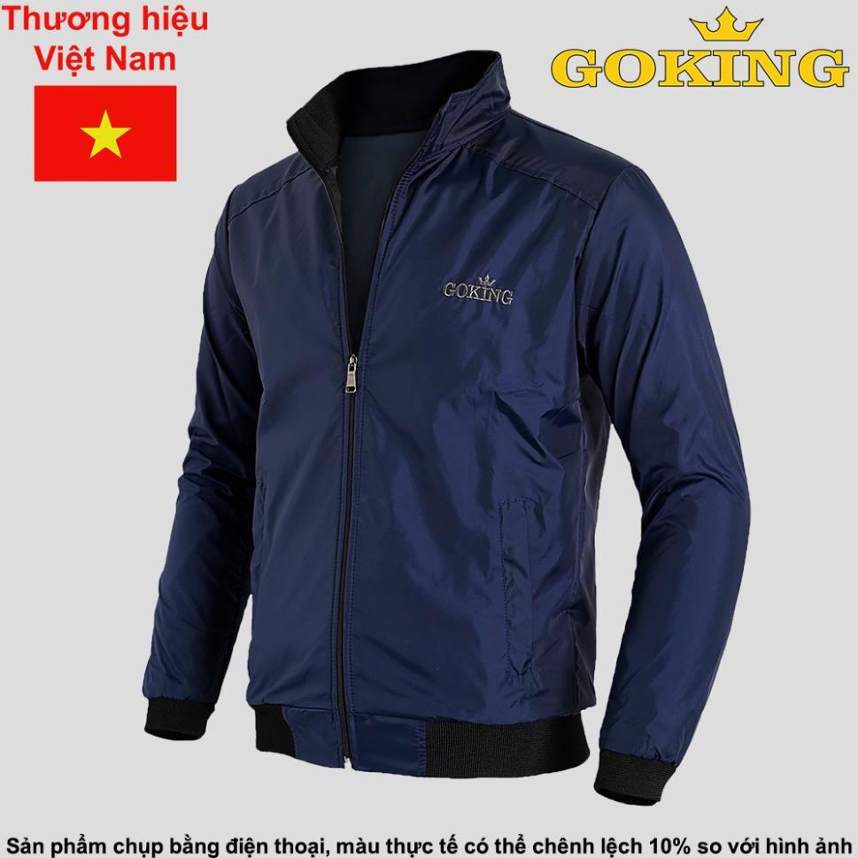 Áo khoác dù cách nhiệt GOKING cho nam nữ, áo khoác gió hàng hiệu Việt Nam cao cấp, chống gió lạnh, giữ ấm cơ thể 2022