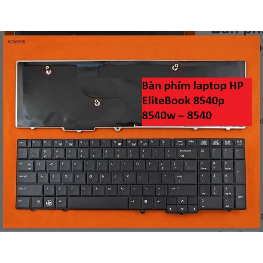 Bàn phím laptop HP EliteBook 8540p 8540w – 8540