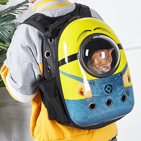 [ FREESHIP ] Balo phi hành gia Minions cho thú cưng cao cấp
