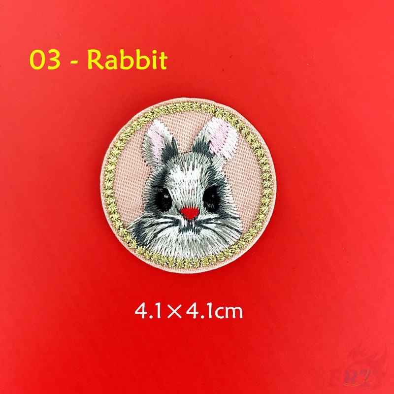 Sticker ủi thêu hình thú mèo dễ thương