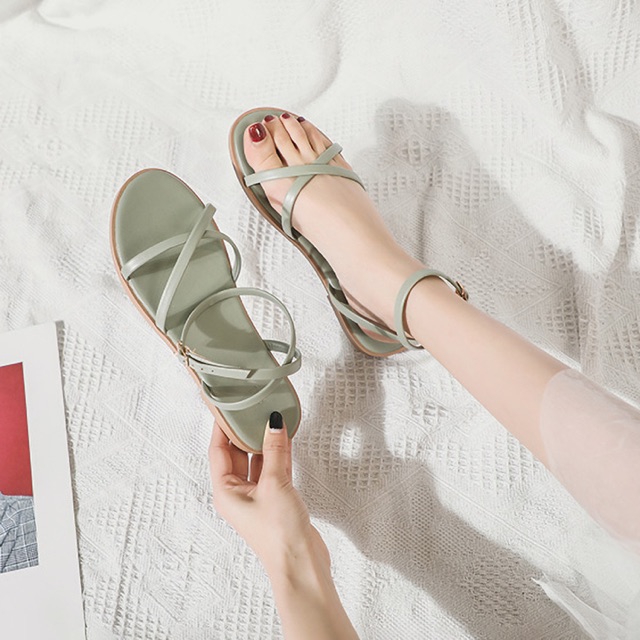 GIÀY SANDAL ĐẾ BỆT QUAI CHÉO SD-0257