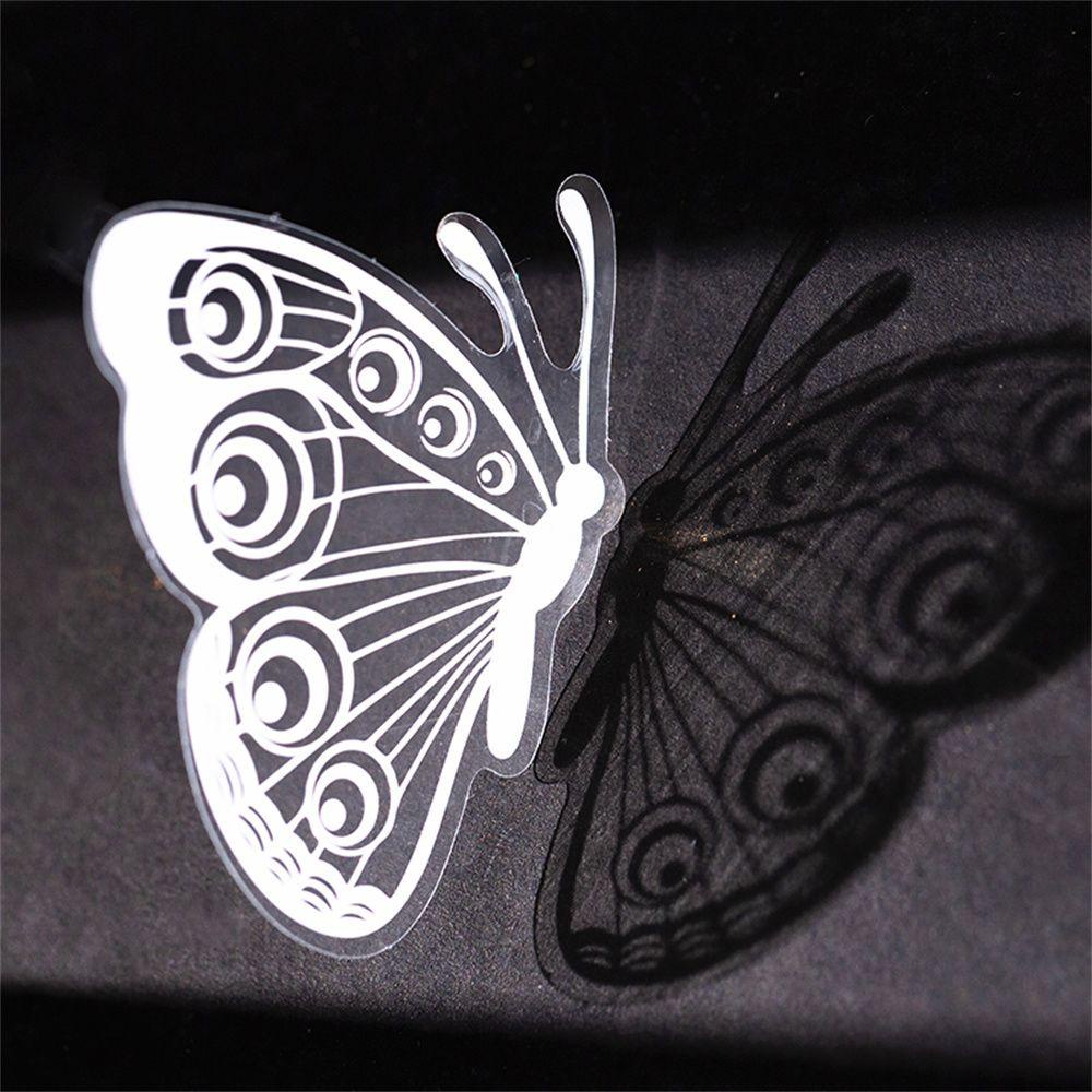 Bộ 30 Miếng Dán PET Hình Bướm Trang Trí Điện Thoại / Nhật Ký