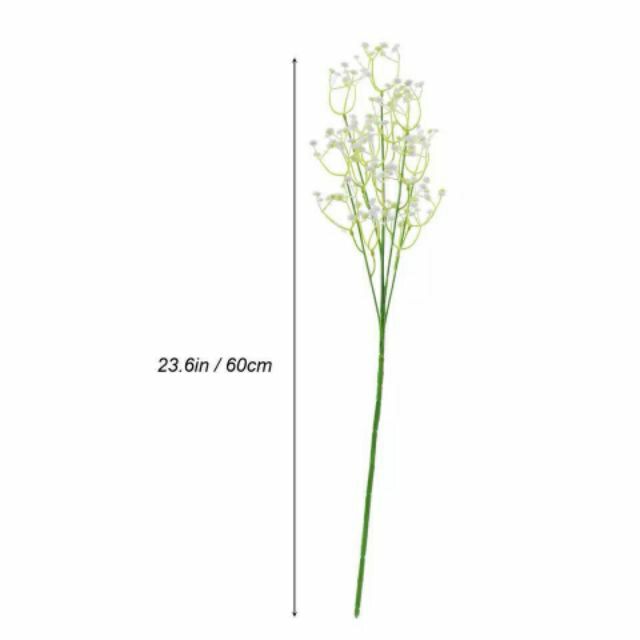 Hoa Giả - Cành hoa baby  - dài 60cm  - Trang Trí Nhà Cửa