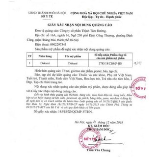 [ TEM VUÔNG MÃ CÀO] Kem Dakami II - Chống Lão Hóa, Xóa Mờ Nếp Nhăn-30gr