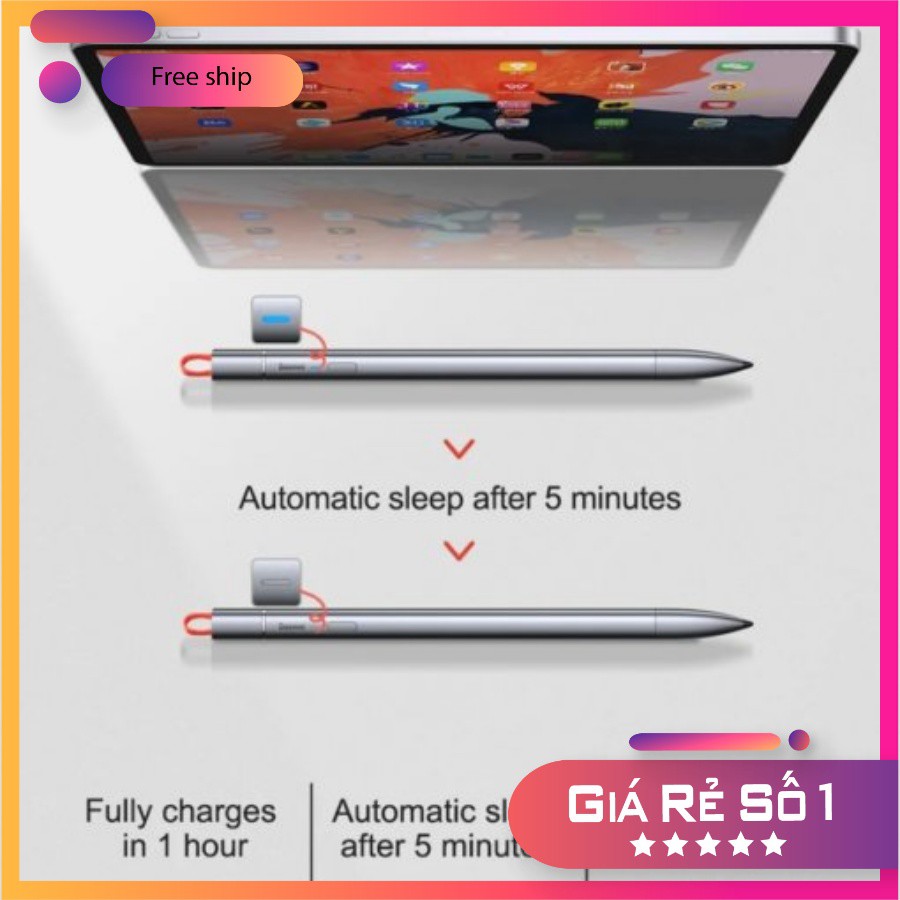 Bút cảm ứng cho iPad Pencil Apple Pencil Active Stylus Touch Pen cho iPad Pro hiệu Baseus | BigBuy360 - bigbuy360.vn