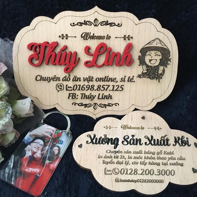 Bảng gỗ thương hiệu - đạo cụ chụp ảnh onl | BigBuy360 - bigbuy360.vn