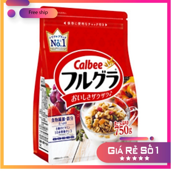 Ngũ cốc Calbee 750g Nhật Bản
