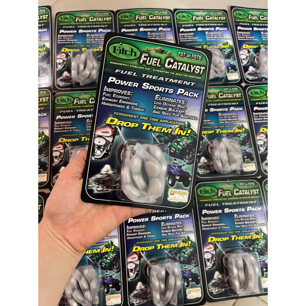 FITCH FUEL CATALYST - Viên Xúc Tác Nhiên Liệu, Làm Sạch Xăng, Tăng HP, Tăng Octane