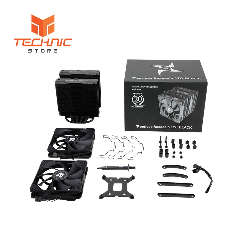 Tản nhiệt CPU Thermalright Peerless Assassin 120 BLACK PA120 BLACK