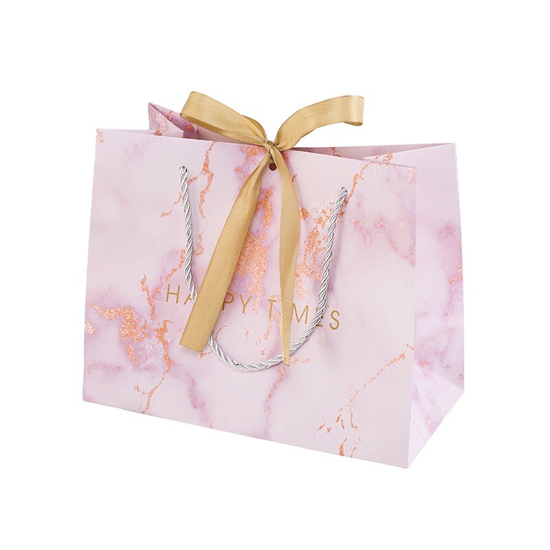 Túi Giấy Hộp Đựng Quà Trang Trí Vân Đá Cao Cấp, Sang Trọng-  TẶNG DÂY NƠ 18x10x16cm, 25x12x20cm, 36x12x25cm | BigBuy360 - bigbuy360.vn