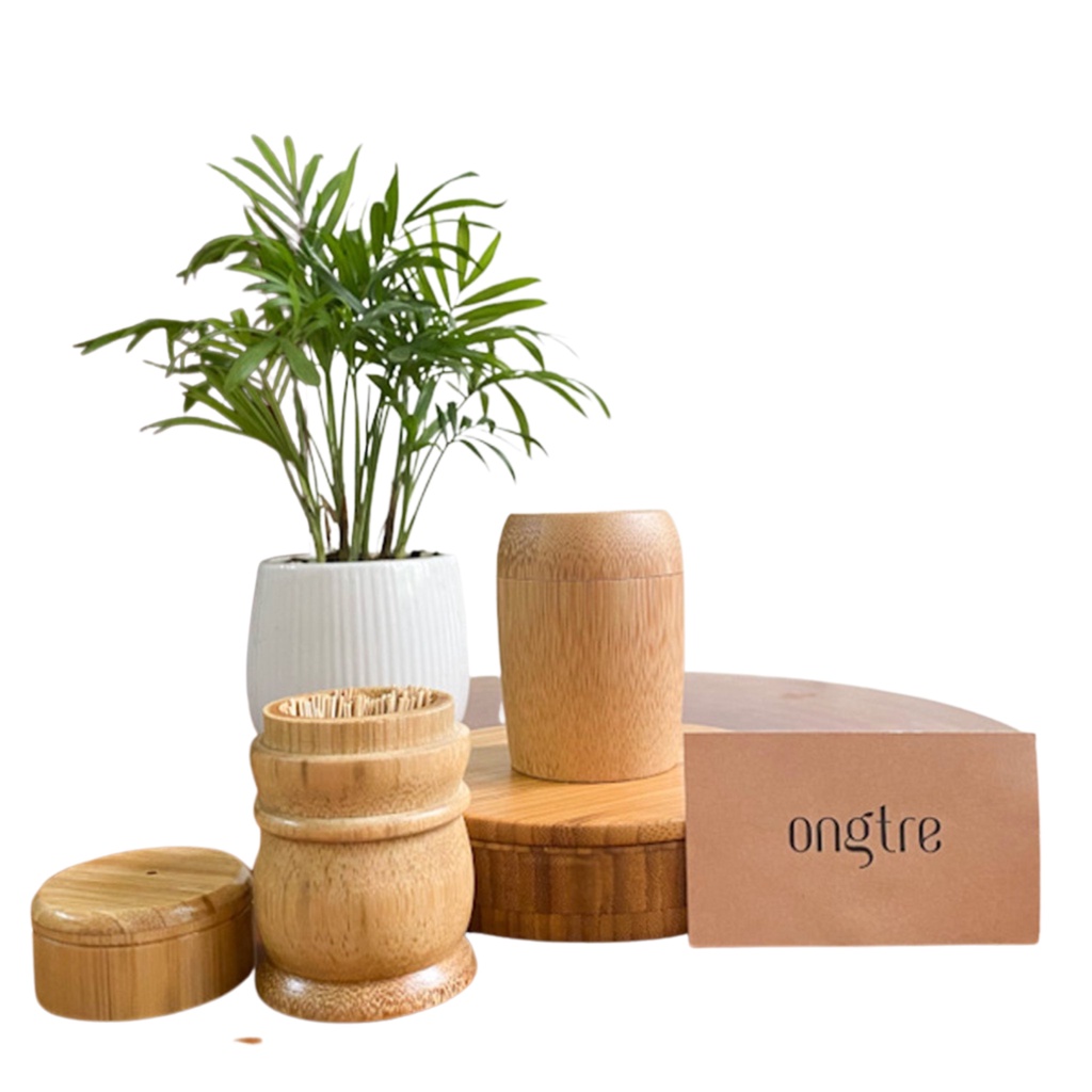 Hộp tăm ONGTRE sang trọng nhẹ, Dùng cho Nhà hàng, Khách sạn có in Logo quảng cáo
