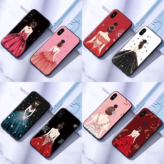 ốp điện thoại mềm Xiaomi Redmi Note 5 Plus Pro 5A Prime Ốp lưng Vỏ silicon Girl Back View
