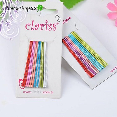Set 12 ghim tóc nhiều mầu 🍀 Clovershop68 🍀