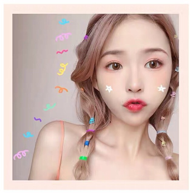 túi chun buộc tóc sắc màu