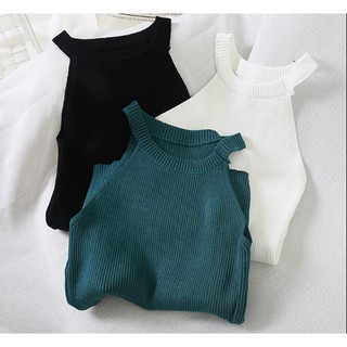 [ ODER ] Combo Áo len cổ tròn + áo yếm