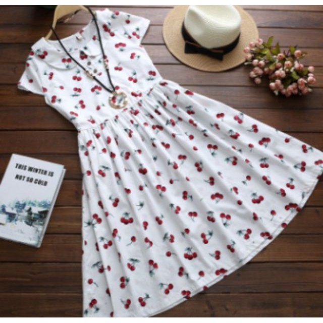 ĐẦM BẦU VÁY BẦU CÔNG SỞ TRÁI CHERRY