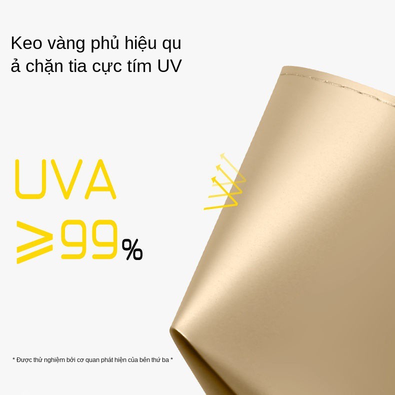 Titanium Gold Super Sunscreen Ô dù chống tia cực tím nữ che nắng kép. nhẹ, nhỏ gọn và di động, gấp năm