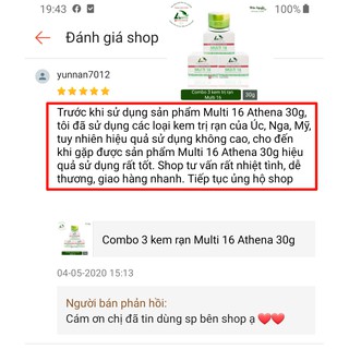 Kem Đa Năng Multi 16 Athena 30g