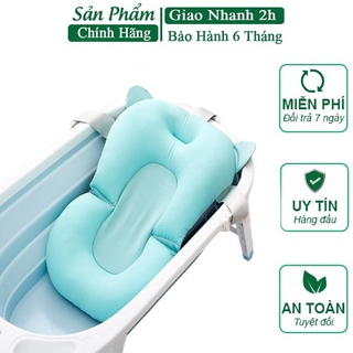 Gối Nằm Tắm, Phao Tắm An Toàn Cho Bé, Đệm Tắm Cho Bé Chất Lượng Cao Cấp, Êm Ái, Phù Hợp Cho Bé Từ 3-36 Tháng Tuổi