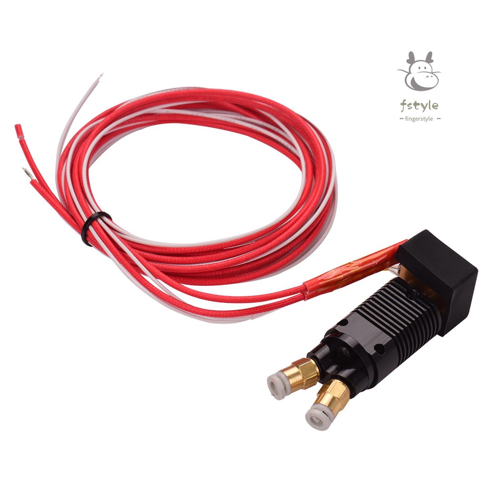 Bộ Máy Đùn Kim Loại 2 Trong 1 Màu Sắc Kép 0.4mm Đồng Thau 12v Tương Thích Với Cr-10 Series Ender-3 Cho Máy In 3d