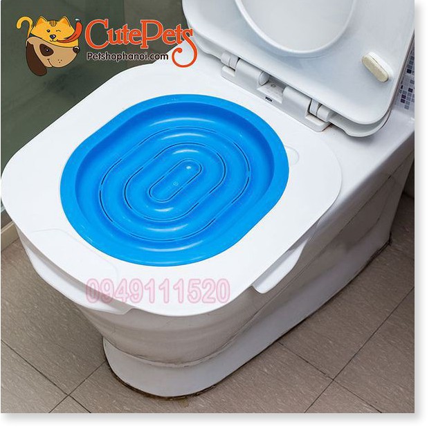 [Mã giảm mỹ phẩm chính hãng] Dạy mèo vệ sinh bồn cầu Toilet Train Cao Cấp - Cutepets