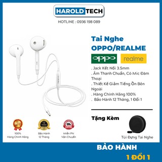 Tai Nghe OPPO/REALME Chính Hãng Jack Kết Nối 3.5mm - Bảo Hành 12 Tháng 1 Đổi 1 - Tặng Túi Đựng Tai Nghe