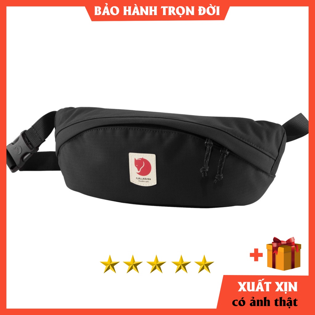 Túi đeo bụng fjallraven ulvo hip pack  vải G100 chống nước tuyệt đối [ BẢO HÀNH TRỌN ĐỜI]