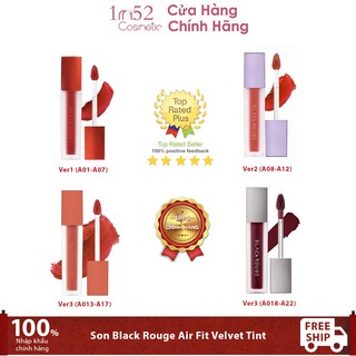 [A01-A22] Son Black Rouge Air Fit Velvet Tint Ver1, Ver 2, Ver 3, Ver 4