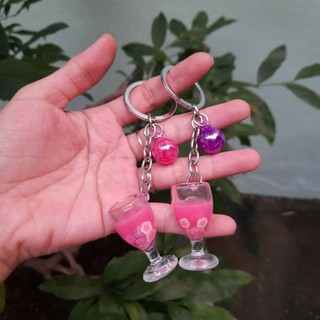 Combo 2 cái Móc khóa hình cái ly siêu cưng