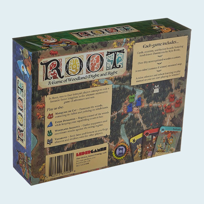 Leder Games Root Board Game | Bộ trò chơi Root - Khu Rừng Hỗn Loạn (Gốc + mở rộng) - wargame chiến lược gay cấn hack não với thiết kế nhí nhảnh cute